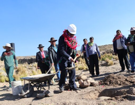 #JULI🔵✨REALIZAN CEREMONIA DE INICIO DE OBRA EN EL CENTRO POBLADO DE CHALLAPAMAPA
