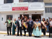 ENTREGAN OFICIALMENTE EL LOCAL Y LLAVES PARA LA APERTURA DE LOS JUZGADOS EN JULI