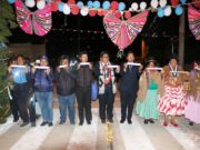 INAUGURAN PISTAS Y VEREDAS DE LOS JIRONES RESTAURACIÓN Y DANIEL ALCIDES CARREÓN