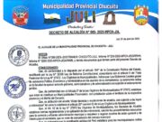 DECRETO DE ALCALDÍA N°005-2025-MPCH-J/A