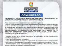 COMUNICADO