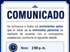 COMUNICADO DE CAS N°006-2026-MPCH-J