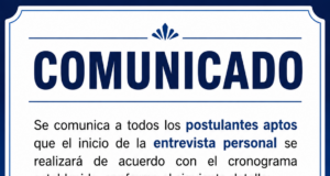 COMUNICADO DE CAS N°006-2026-MPCH-J