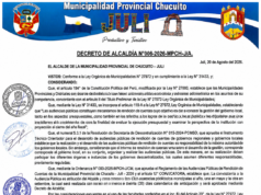 DECRETO DE ALCALDÍA N.° 006-2026-MPCH-J/A