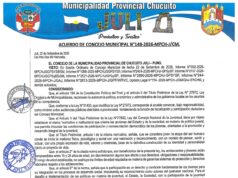ACUERDO DE CONSEJO MUNICIPAL N° 148-2026-MPCH-J/CM.